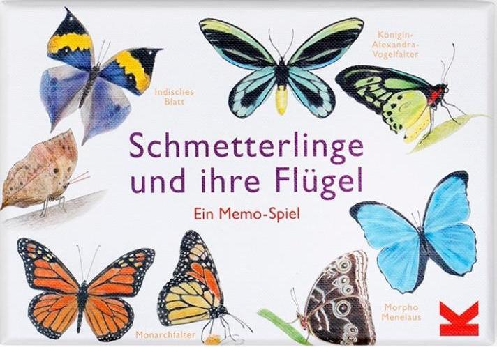 Produktbild 441302 - Schmetterlinge und ihre Flügel - Memo, 2 Spieler, ab 6 Jahren (DE-Ausgabe) (Deutsch)