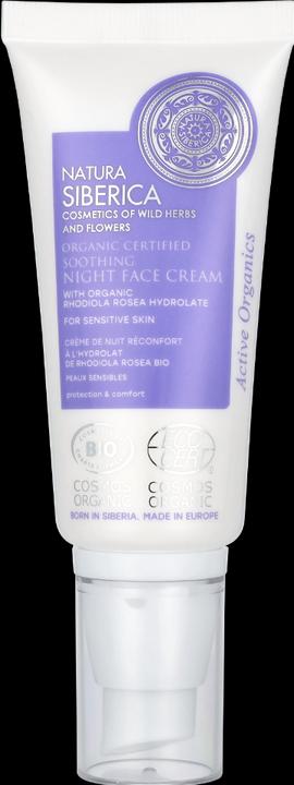 Immagine prodotto Natura Siberica Crema viso lenitiva da notte per pelli sensibili certificata biologica, 50 ml (50 ml)
