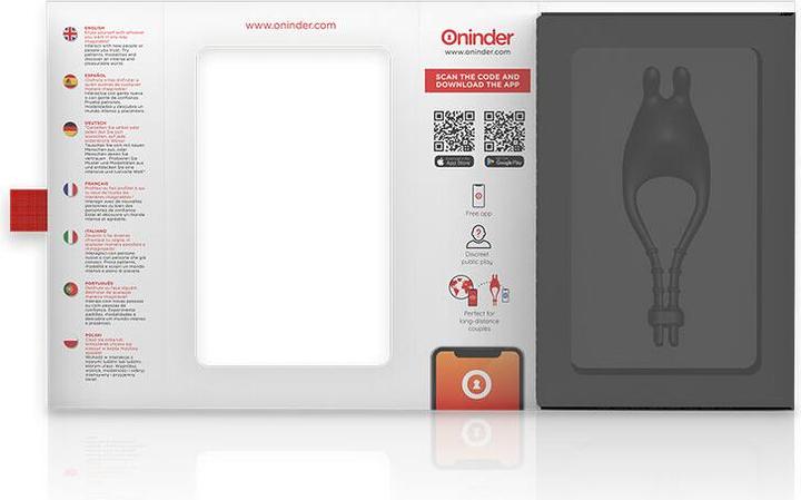 Productafbeelding Oninder Pampa Oplaadbare Verstelbare Vibrator Ring Met Clitorisstimulator 10 Snelheden