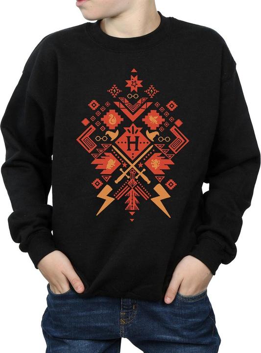 Produktbild Christmas Fair Isle Sweatshirt Jungen (140, 146)