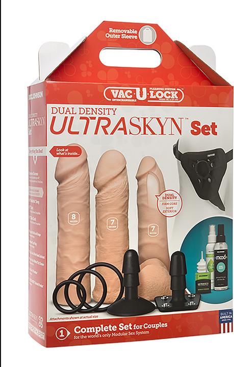 Produktbild Doc Johnson Vac-U-Lock - Dual Density ULTRASKYN Set
