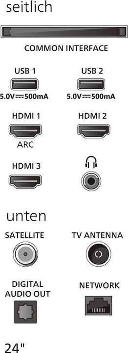 Actual product image Philips 24PHS6000/12 (24", PHS6000, LED, WXGA)