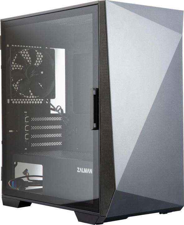 Zalman Z1 Iceberg ATX Mid Tower PC zwarte kast (mATX, Mini-ITX)