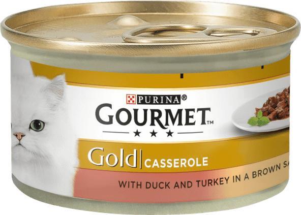 Produktbild Gourmet Casserole Ente und Truthahn 85g (Senior, Adult, 1 Stk., 85 g)