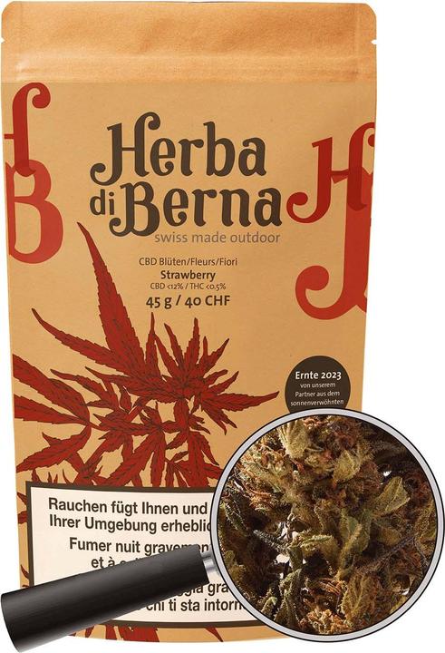 Immagine prodotto Herba di Berna Fragola all'aperto in edizione limitata (45 g, Esterno)
