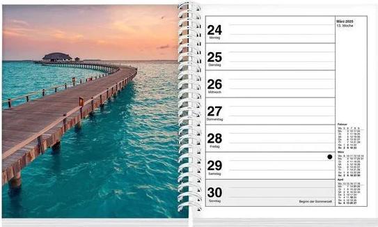 Image du produit Calendrier photo Magie des mers 2025 (17 x 20 cm, Allemand)