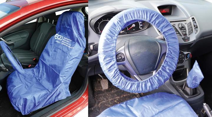 Produktbild BGS Sitz- und Lenkrad-Schonbezug-Satz universal Polyester