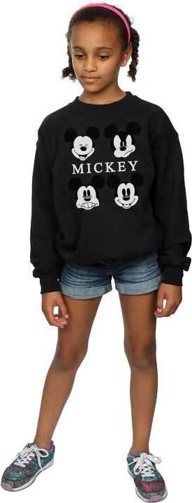 Immagine prodotto Disney Mickey Mouse Four Heads Felpa Ragazze (152, 158)