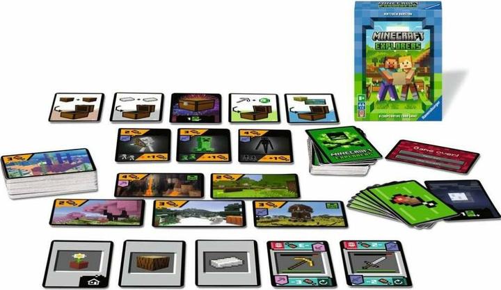 Image du produit Ravensburger Jeu de cartes Minecraft Explorers