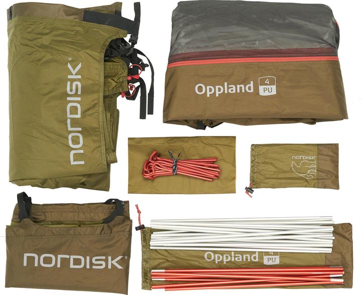 Immagine prodotto Nordisk Oppland 4 PU (Tenda a tunnel, 5.49 kg, 4 persone)