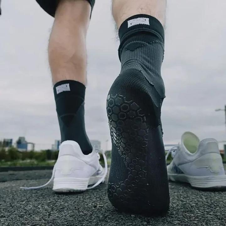 Actual product image NovoSoxx Fussballsocken Gr. 36-41 Grip Socken Fussball Strümpfe GripSoxx Schwarz (36 - 41)