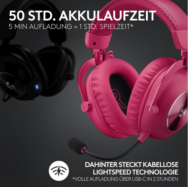 Produktbild Logitech G Pro X 2 Lightspeed (Kabelgebunden, Kabellos)