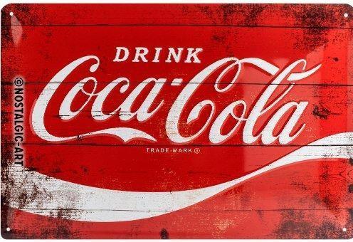 Immagine prodotto Nostalgic-Art Merchandising Insegna Coca-Cola 20 x 30 cm, metallo (20 x 30 cm)