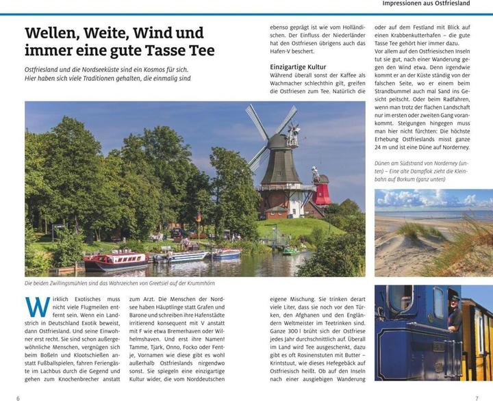 Actual product image Reiseführer Ostfriesland und Ostfriesische Inseln (German, Andrea Lammert, 2022)