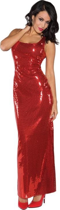 Produktbild Underwraps Glitzer Abendkleid rot (L)