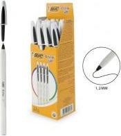 Actual product image Bic Biros Cristal Up, line colour black, 20 pcs. (Black, 20 x)