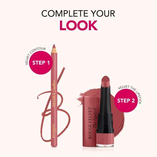 Actual product image Bourjois Rouge Velvet The Lipstick (45 Mauv'Ringue)