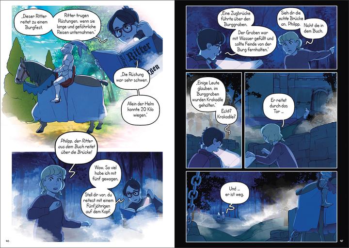 Immagine prodotto Das magische Baumhaus (Comic-Buchreihe Band 2) - Der geheimnisvolle Ritter (Tedesco, Maria Papa Osborne, Jenny Laird, Kelly Matthews, Nichole Matthews, Loewe Graphix, Franziska Jaekel, 2022)