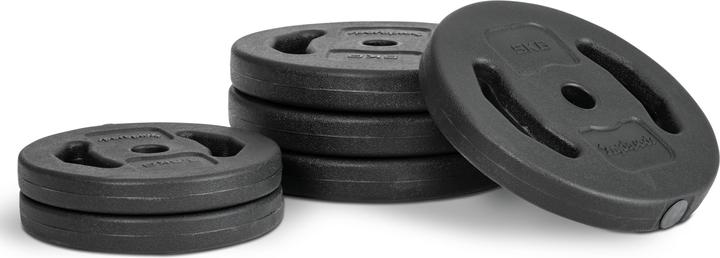 Immagine prodotto Sportplus Set di piastre di peso da 25 kg (4 x 5 kg, 2 x 2,5 kg)
