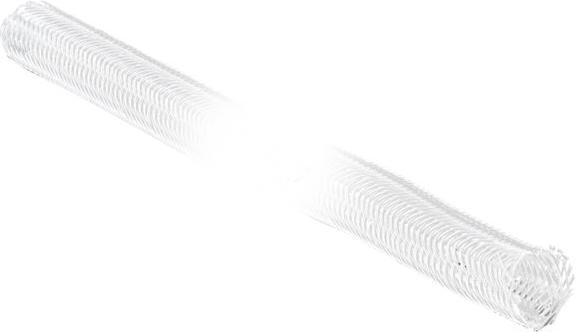 Actual product image Delock Braided hose self-closing 5 m x 13 mm white (Cable conduit, 500 cm)