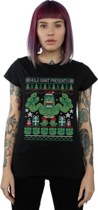 Image du produit - T-shirt HULK WANT PRESENTS FAIR ISLE - Femme (XL)