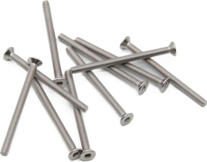 Produktbild Purecrea 10 Stück M3x40mm Senkkopfschrauben Set rostfrei