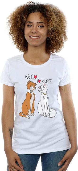 Actual product image Disney Womens/Ladies The Aristocats We Go Together Cotton T-Shirt (L)