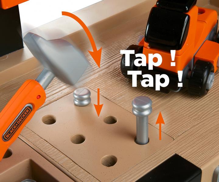 Actual product image Smoby Black + Decker Workbench Center