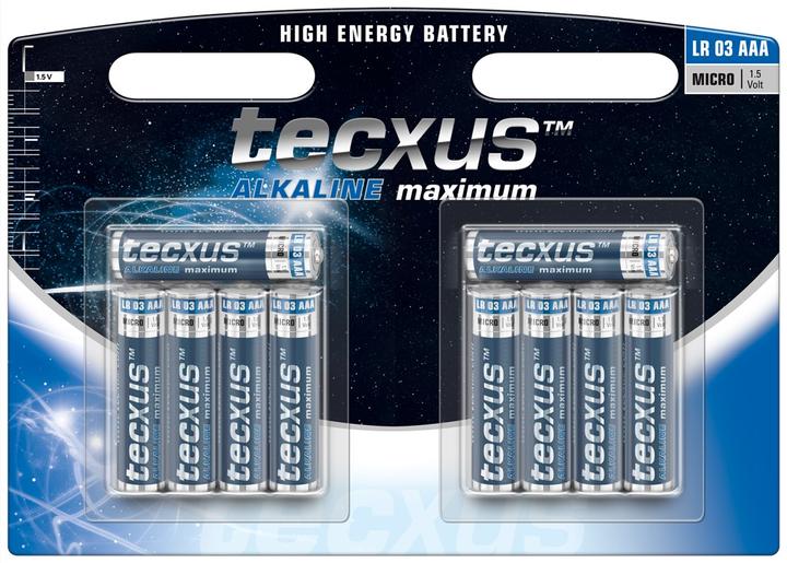 Image du produit Tecxus Alkaline Maximum - Pile 10 x AAA (10 pcs, AAA, 1200 mAh)