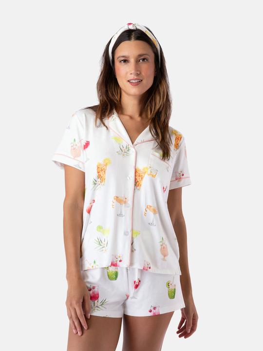 Actual product image Pj Salvage Pyjama s/s pyjama - Sipping on Sunshine (XS)