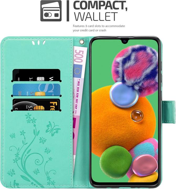 Image du produit Cadorabo Couverture du livre de fleurs (Samsung Galaxy A90 5G)