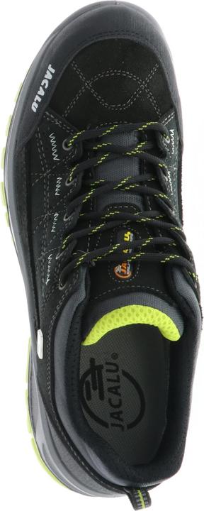 Actual product image Jacalu Ladies Men's Trekking Shoes Hiking Boots Mountain Shoes Outdoor Black/Green (39)