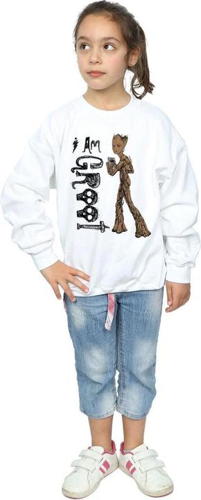 Produktbild Universal Textiles I Am Teenage Groot Sweatshirt Mädchen (152, 158)
