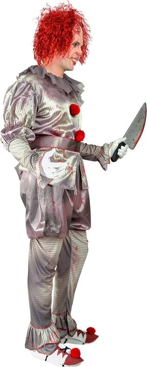 Produktbild Widmann Horrorclown "ES" Herrenkostüm Kleid, Leggings, Gürtel, Schuhüberzieher (XXL)