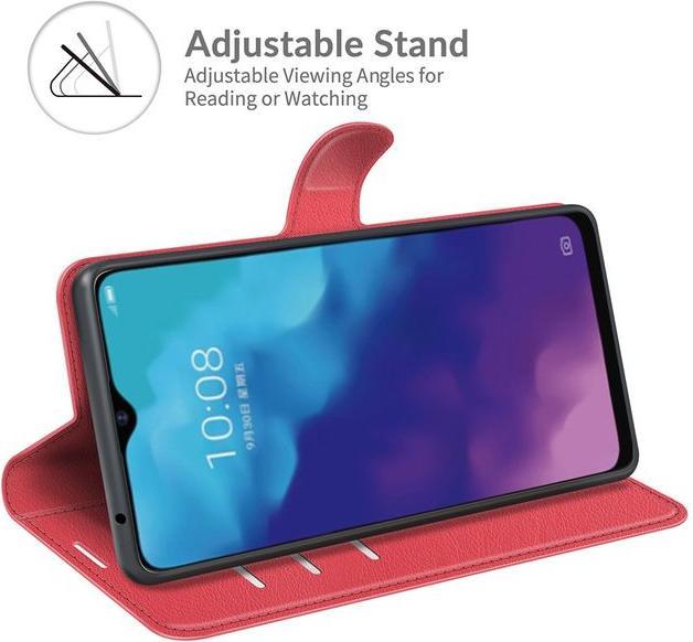Image du produit MU Classic Série de couvertures de livres en cuir litchi (ZTE Blade V2020 5G, ZTE Blade V30 Vita)