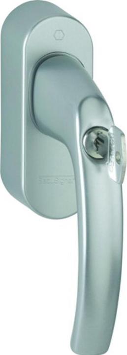 Produktbild Hoppe SecuSignal eWindow Griff Atlanta 0530S/FR-408 100NM quadratisch Abmessung 7mm Stift 32-42mm prot. F9 (Türgriff)