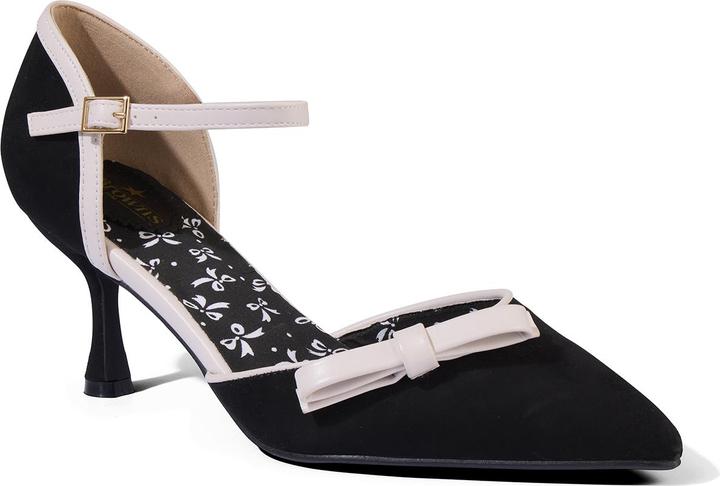 Actual product image Joe Browns Bow Detail Monochrome Slingback Heels (39)