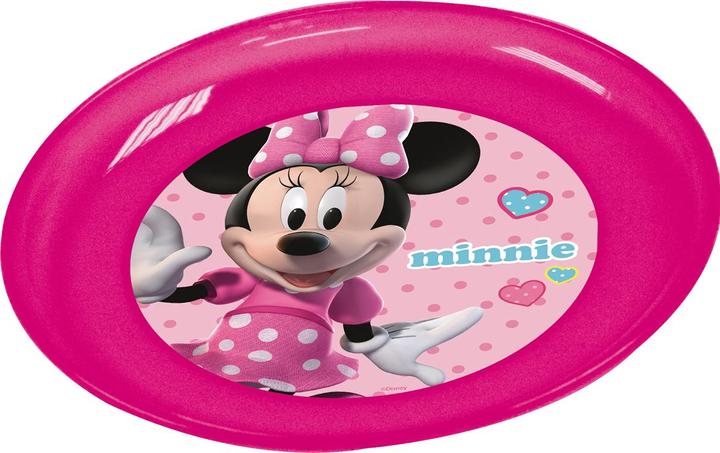 Actual product image Trenddeko Minnie 4 Piece Plastic Plates, 20 cm Diameter