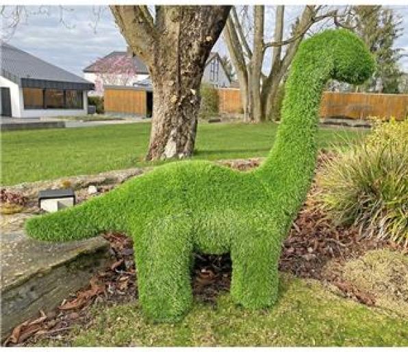 Immagine prodotto AniPlants Figura in erba, dinosauro, "Brachiosaurus large", decorazione da giardino, 37x95x80cm
