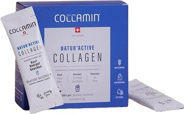 Immagine prodotto Collamin Peptidi di collagene attivi della natura (15 Pezzo/i, Polvere, 10 g)