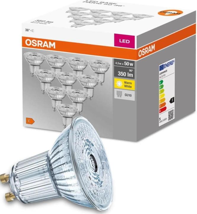 Produktbild Osram Led Base Par16 (GU10, 4.30 W, 350 lm, 10 x, F)