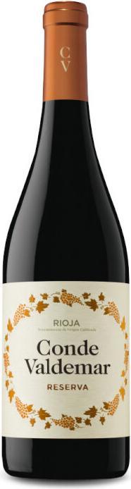 Image du produit Bodegas Valdemar Rioja Conde de Valdemar DOCa Reserva (1 x 75 cl, 2012)