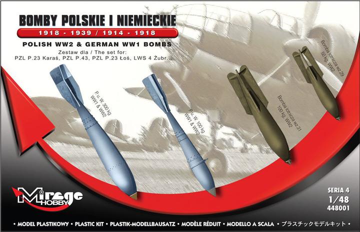 Immagine prodotto Mirage Hobby Bombe tedesche della Prima Guerra Mondiale 1918-1939 e 1914-1918