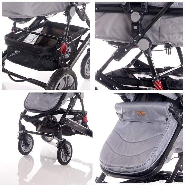 Produktbild Lorelli Kinderwagen Lora Gummiräder