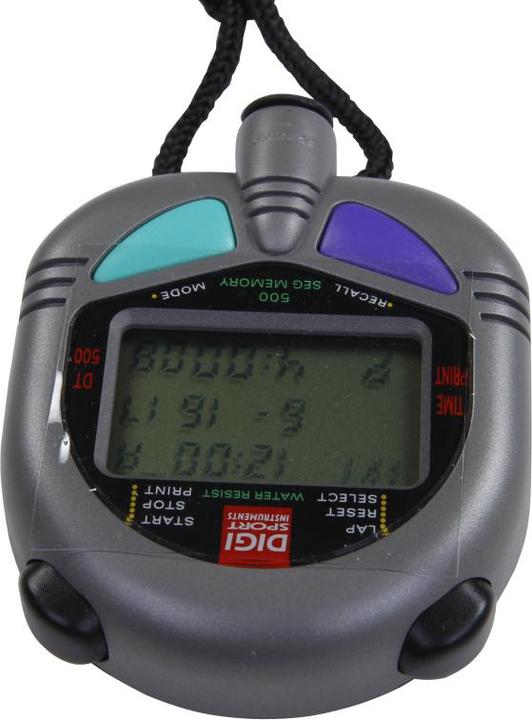 Immagine prodotto Digi Sport Cronometro DIGI PC-110/111, grigio, 7,1 cm, 500 posizioni di memoria, 6 cm