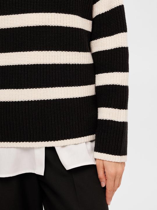 Actual product image Selected Femme Striped knit jumper (L)
