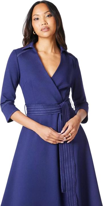 Actual product image Principles Womens/Ladies Ponte Stitch Detail Midi Dress (40 D)