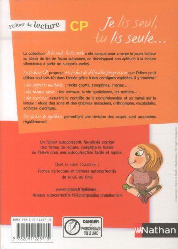 Produktbild Je lis seul, tu lis seul CP : fichier de lecture (Französisch, Calle Véronique, Ferrand Laurence, 2013)