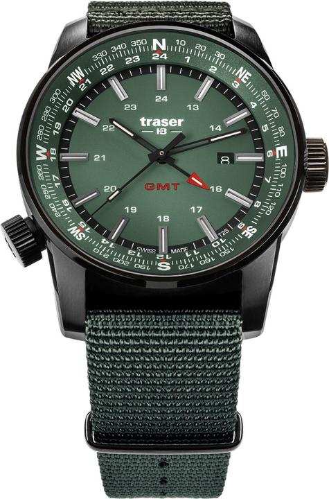 Actual product image Traser P68 Pathfinder GMT (Analogue wristwatch, 46 mm)