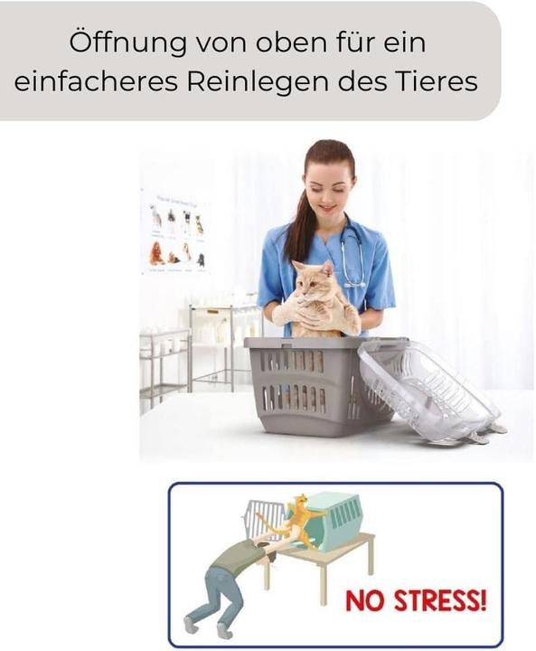 Produktbild GarPet Transportbox (Hund, Kleintier, Katze, Komplett zu öffnen, Atmungsaktiv, Sicherheitsverschluss, Waschbar)